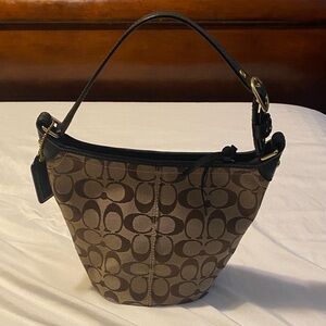 Coach bucket  Leather Bag - Brown